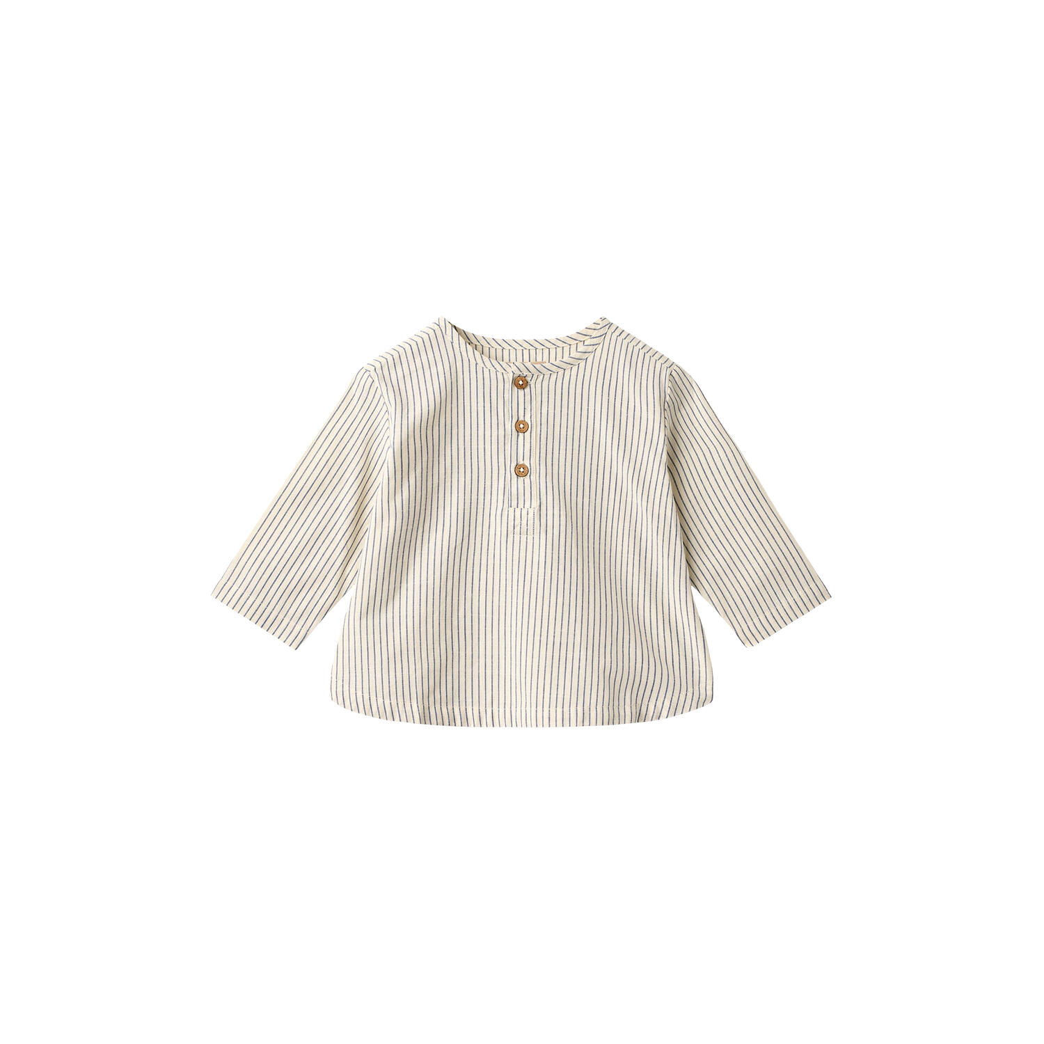Shirt Bjørk, dark blue stripe