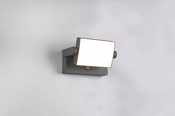 Applique Extérieure LED 10W, 1000Lm, 3000K, Anthracite, Détecteur de Mouvement - Trio - Kansas