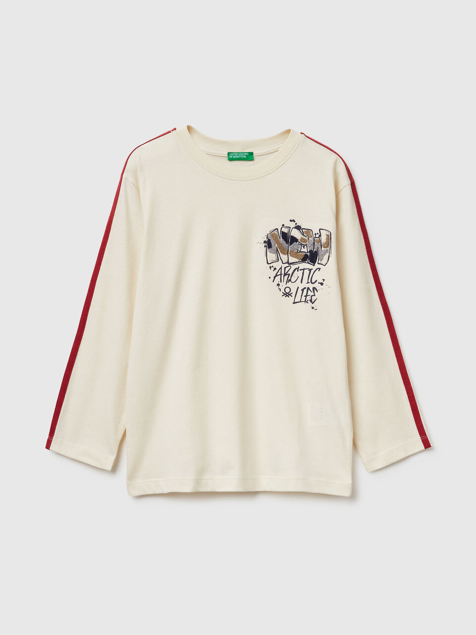 T-shirt with graffiti print