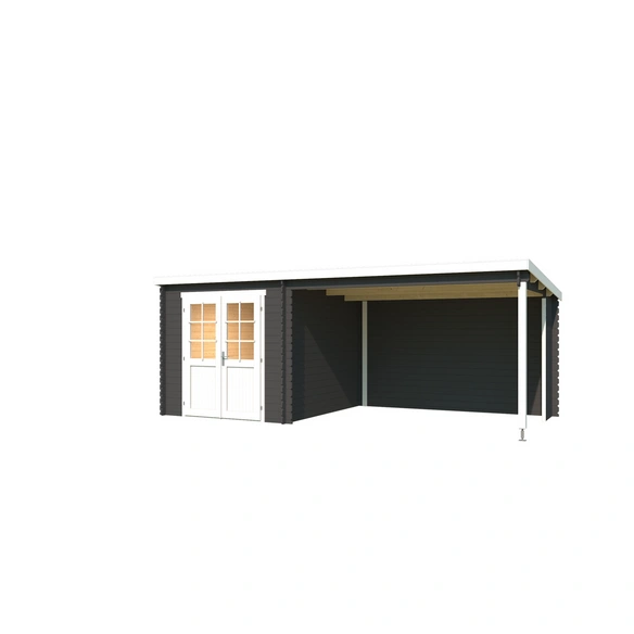 Gartenhaus »Saint Paul«, BxHxT: 240 x 222,3 x 303,9 cm (Außenmaße inkl. Dachüberstand), Holz