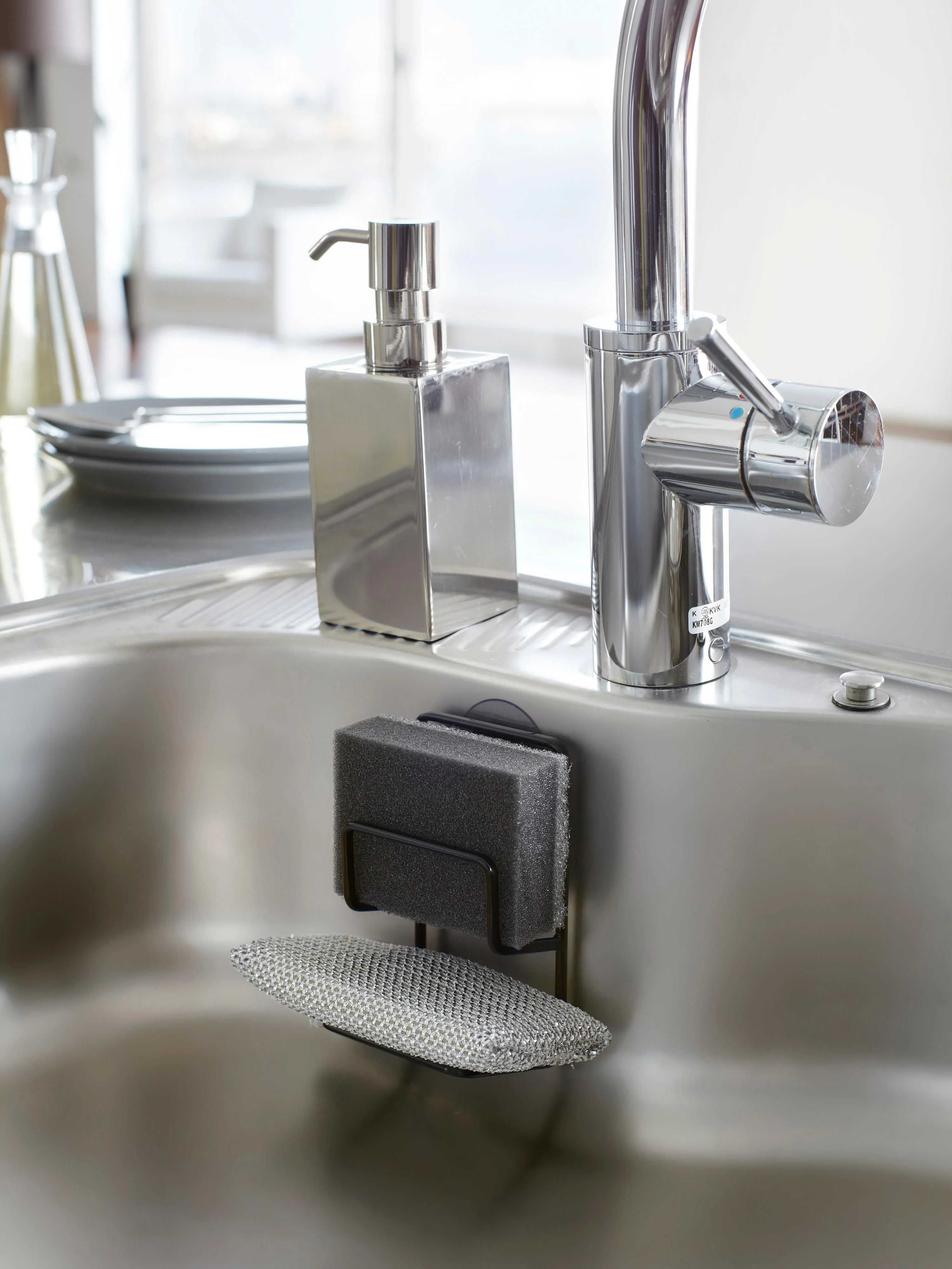 Schwammhalter Tower mit Saugnapf