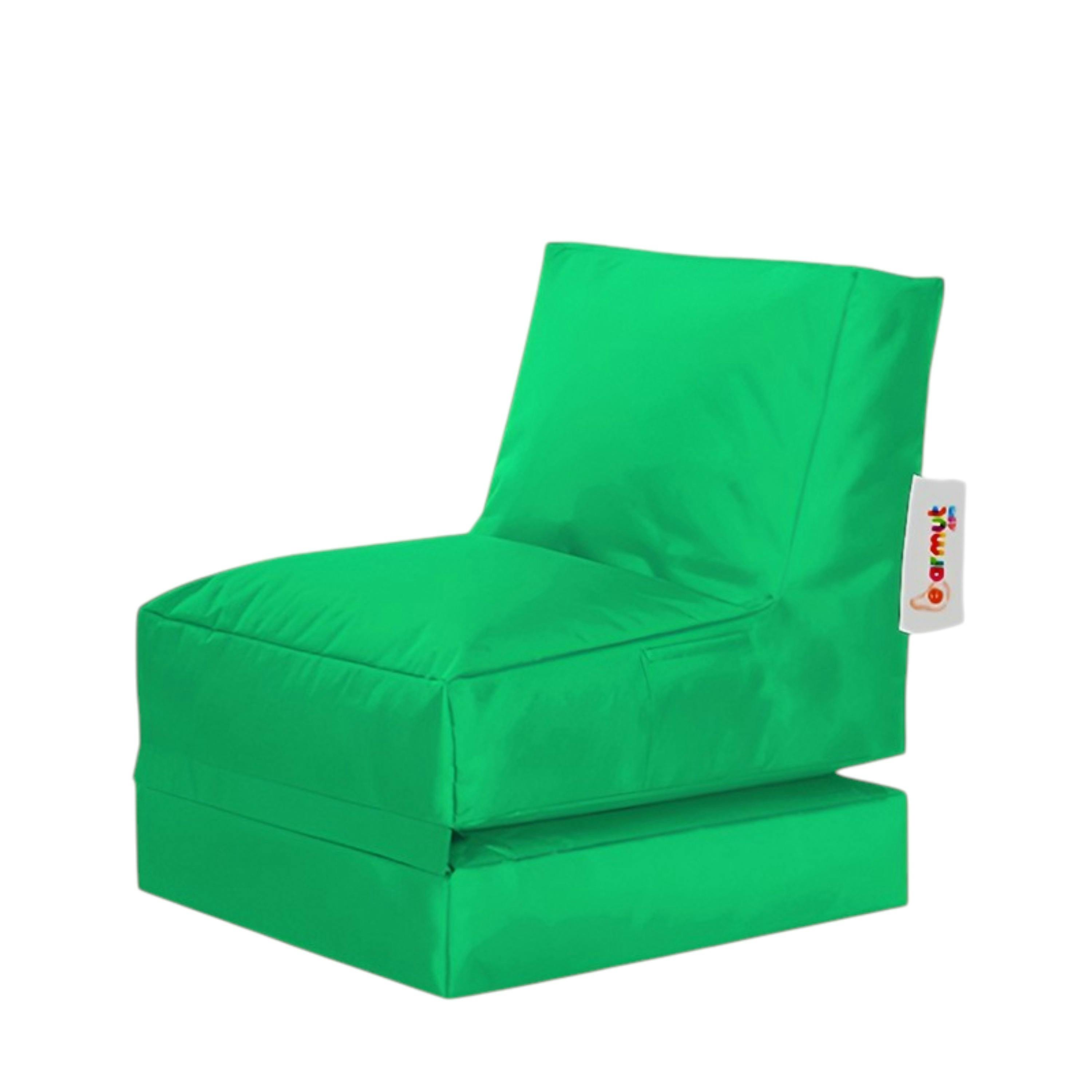 Pouf bain de soleil extérieur vert ARTA