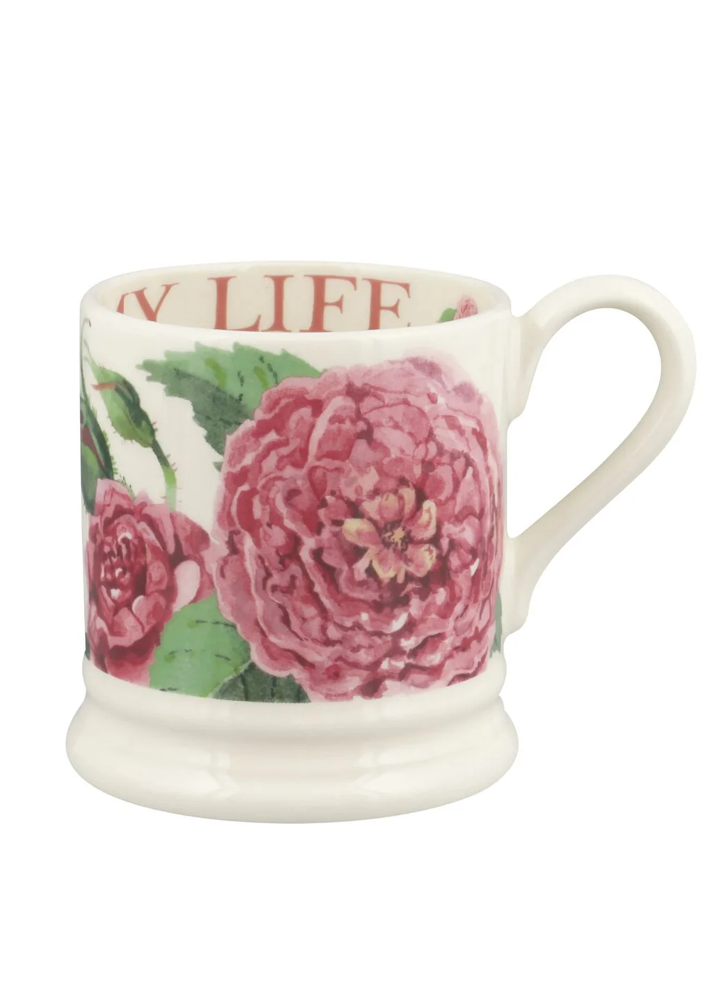 Seconds Emma's Rose 1/2 Pint Mug