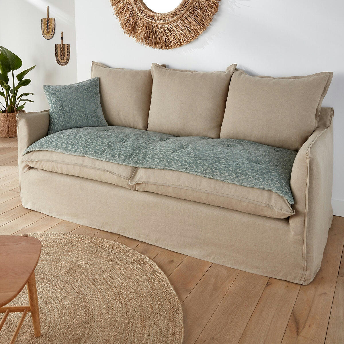 Matelas d'assise en velours, Nour