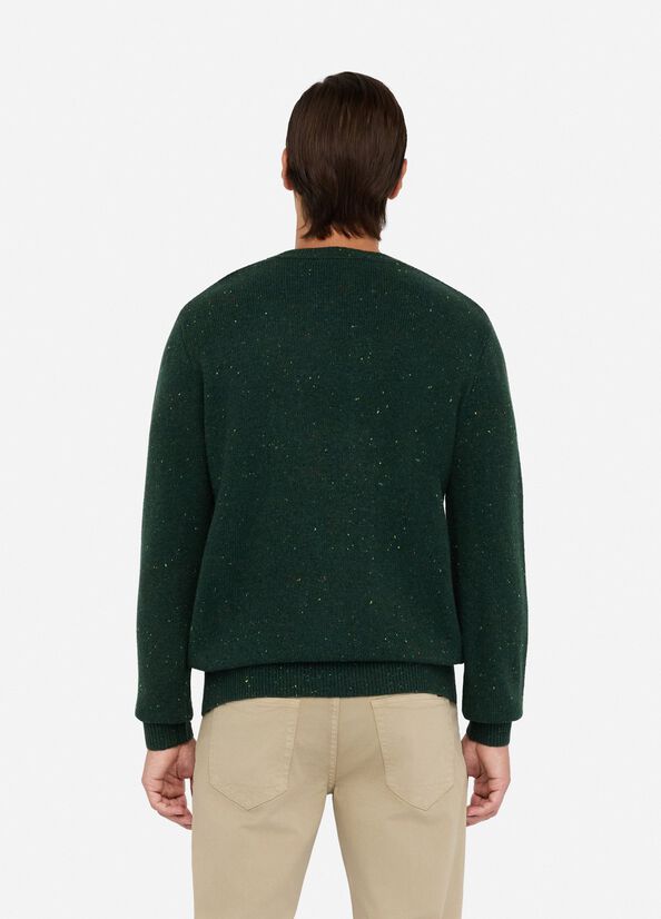Maglia in lana a trecce