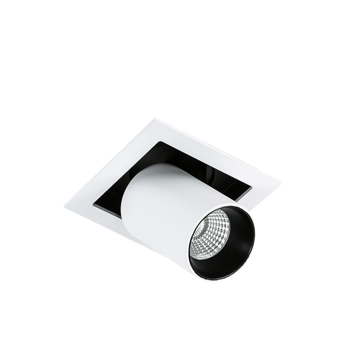 Oprawa wpuszczana MERCANTAbiało-czarna LED 12W 4000K 810lm IP20 Italux