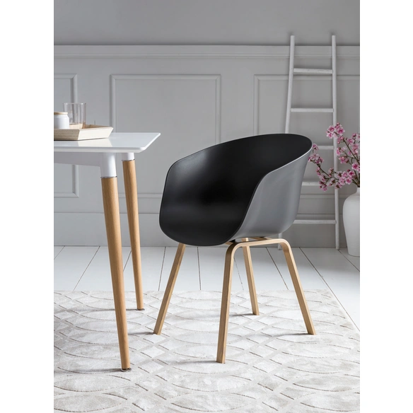 Stuhl, Höhe: 77,5 cm, schwarz, 2 stk