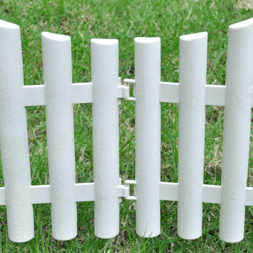 NNEVL White Lawn Divider 17 pcs / 10 m