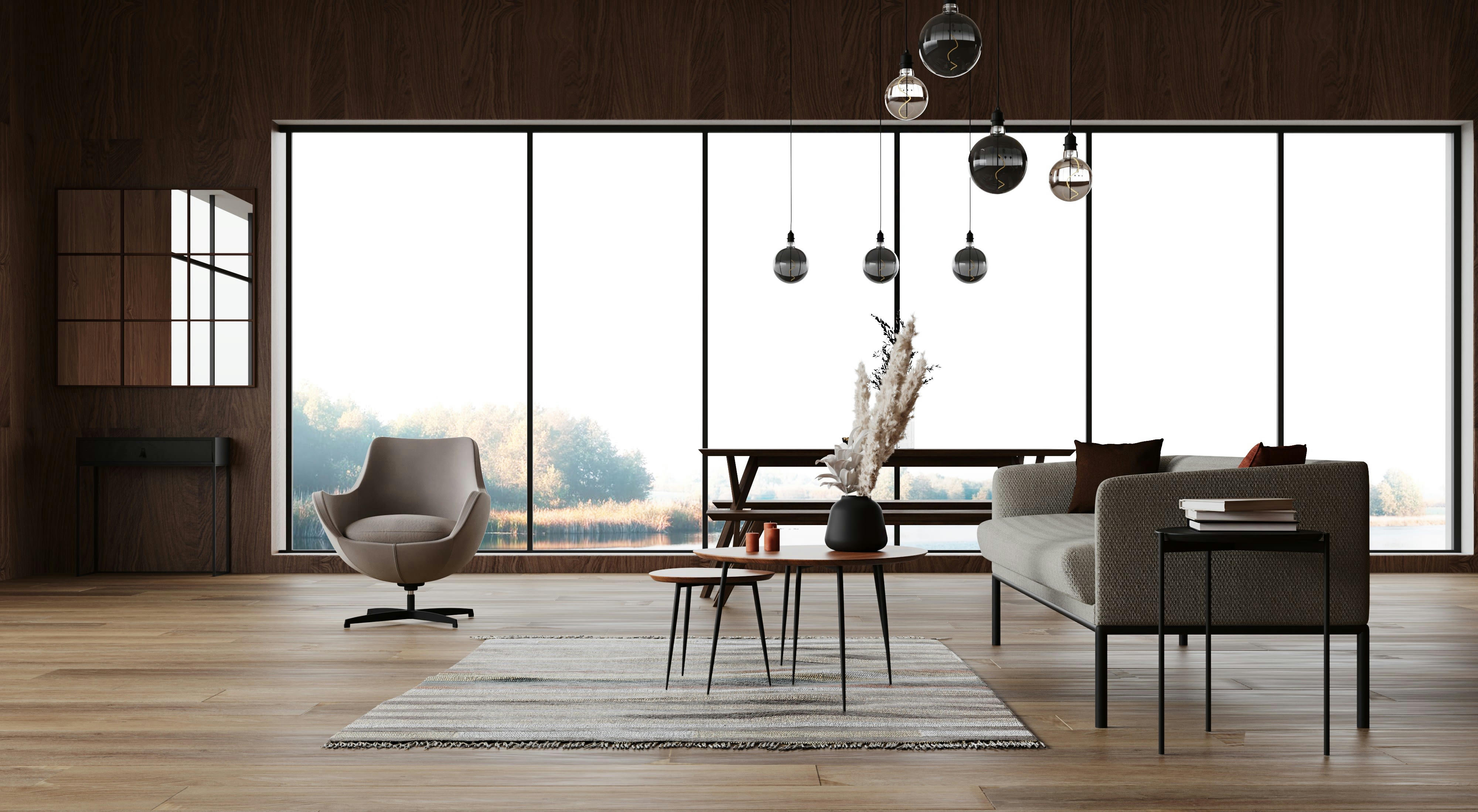 PALACE - Miroir en métal noir