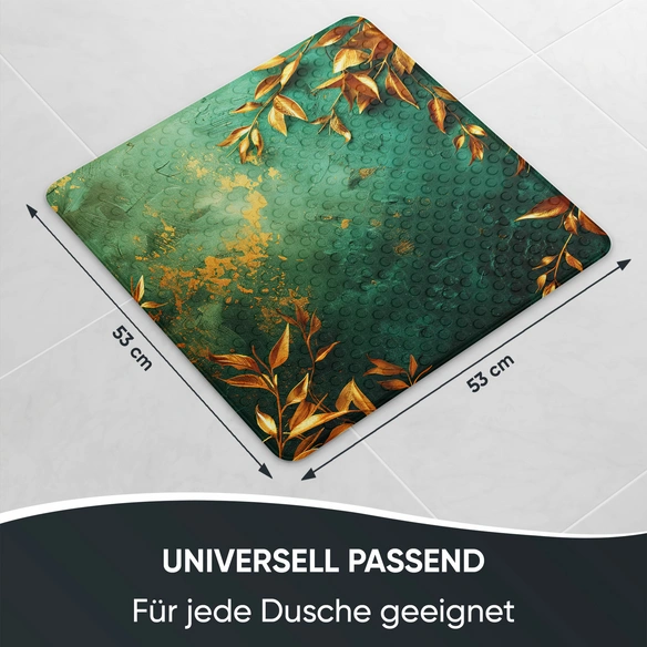 Duschwanneneinlage »Greego«, 53 x 53 cm , Grün , Quadratisch
