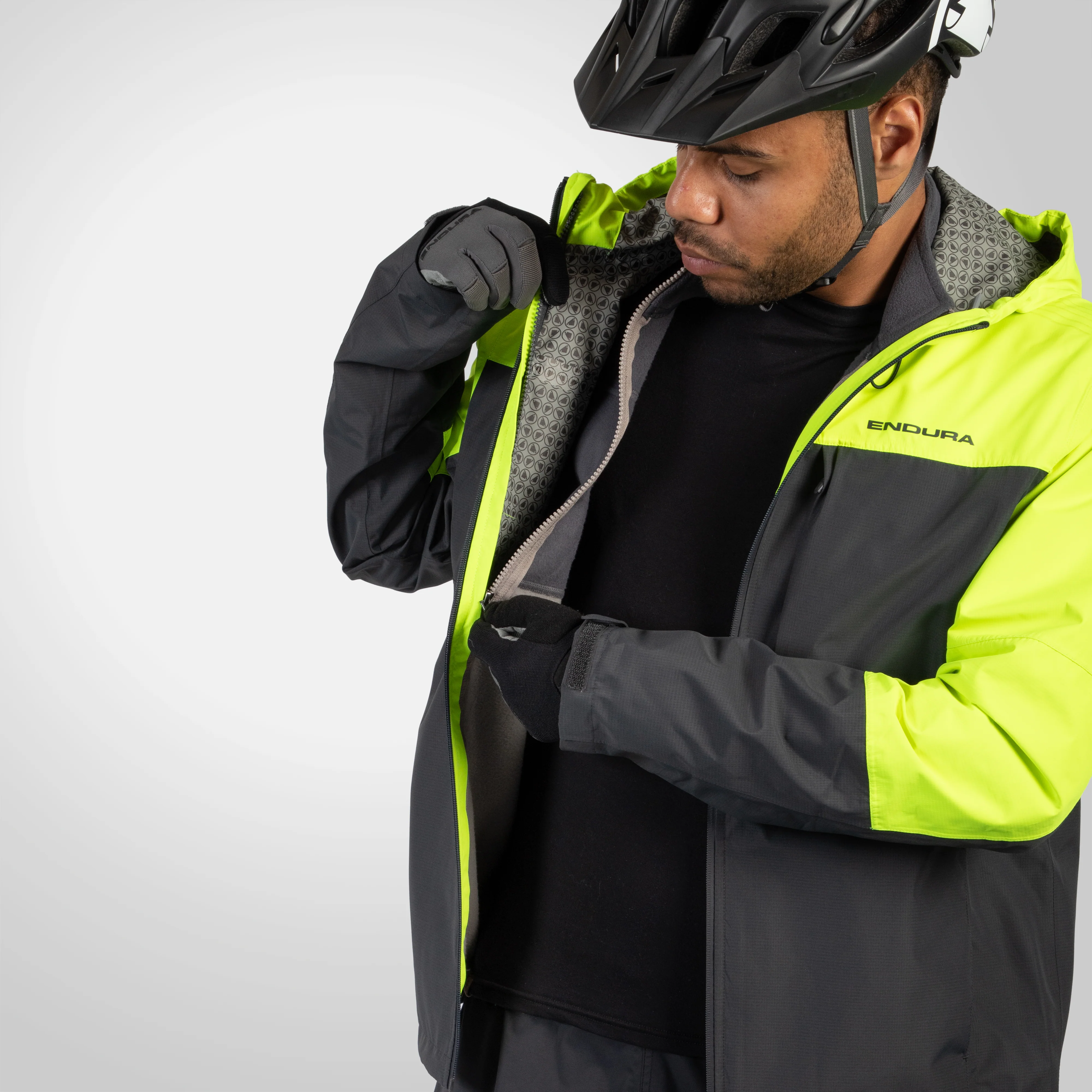 Men's Hummvee 3-In-1 Waterproof Jacket - Bright Yellow