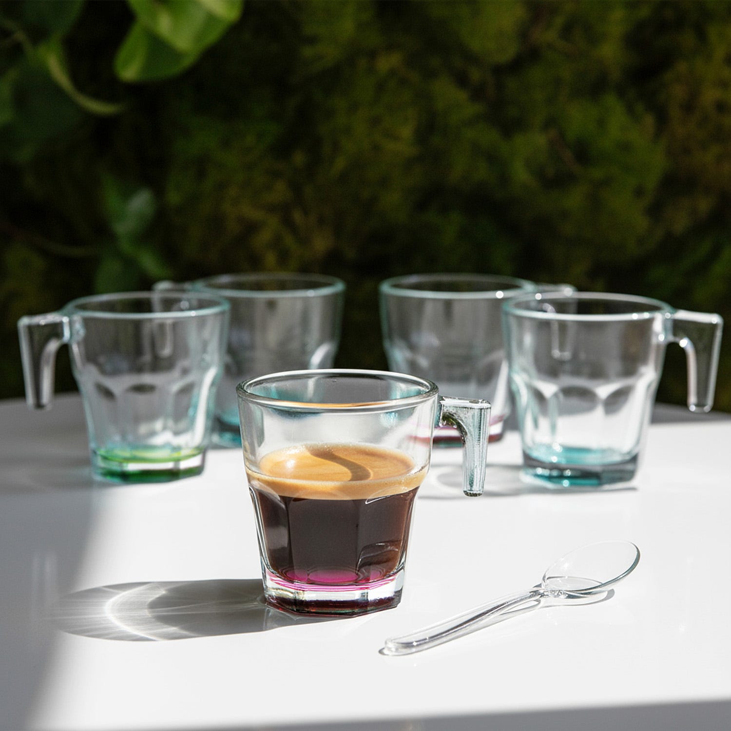 Set 6 tazzine caffè Casablanca in vetro Pasabahce
