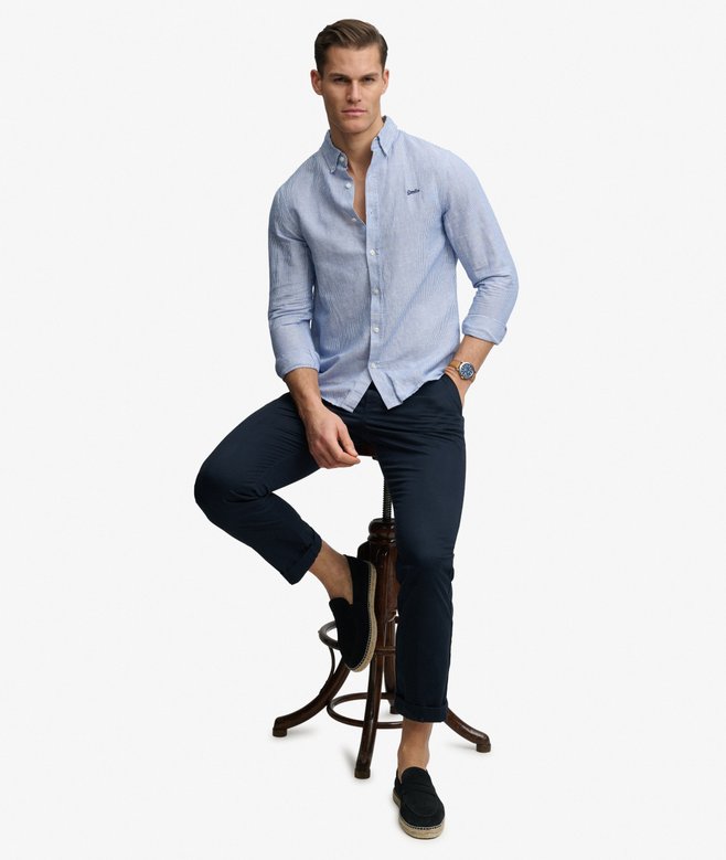 Cotton Linen Long Sleeve Shirt