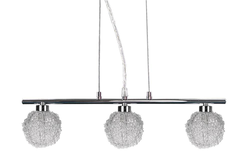 Lampa wisząca chromowana-srebrna WIND 3xG9x40W wym: 95x50x11 cm Candellux