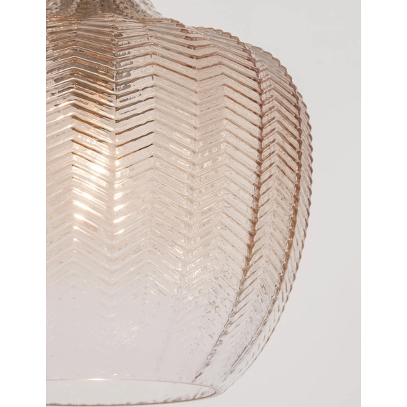 Pendelleuchte »Loni«, LED, 1-flammig, goldfarben/champagner