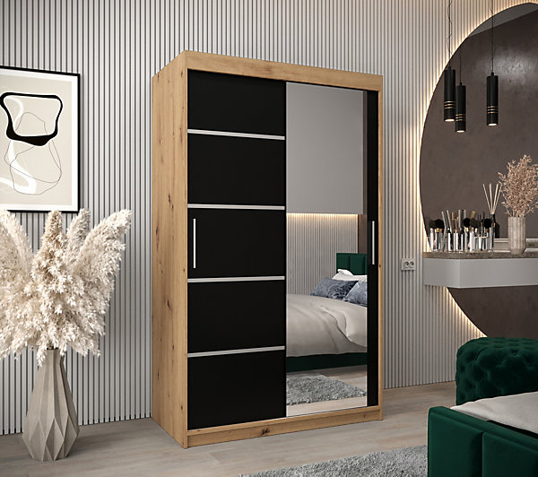 Armoire Verona 2 a portes coulissantes H. 200 x L. 120 x P. 62 2 portes