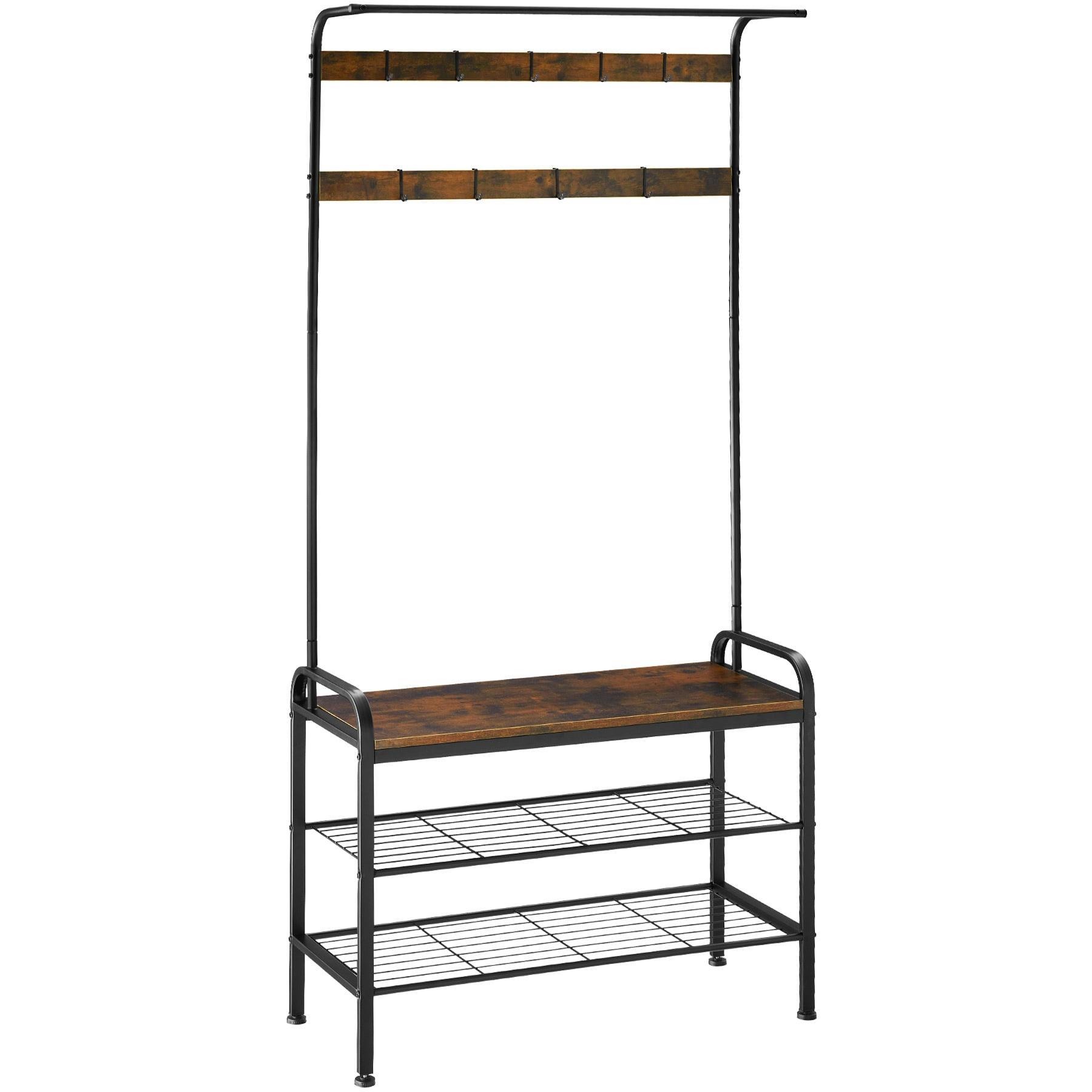 - Penderie Style industriel Bois foncé industriel, rustique