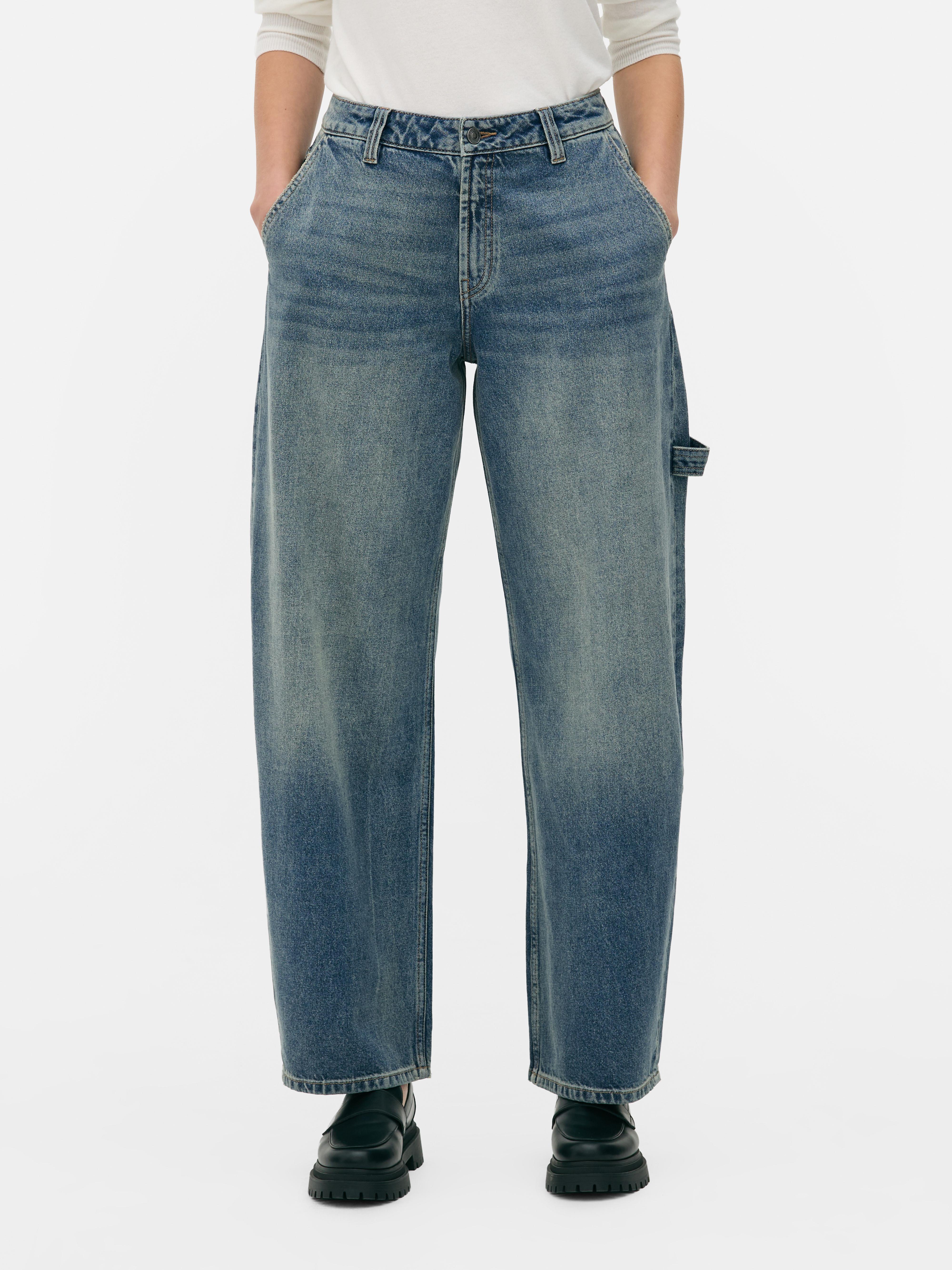 Low Rise Utility Jeans