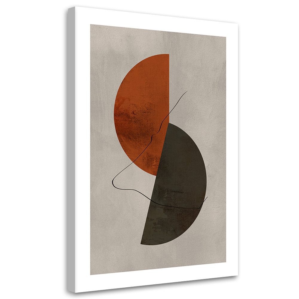 Feeby Obraz na płótnie, Półokręgi w stylu boho 40x60
