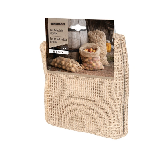 Netzsack, braun, naturfaser