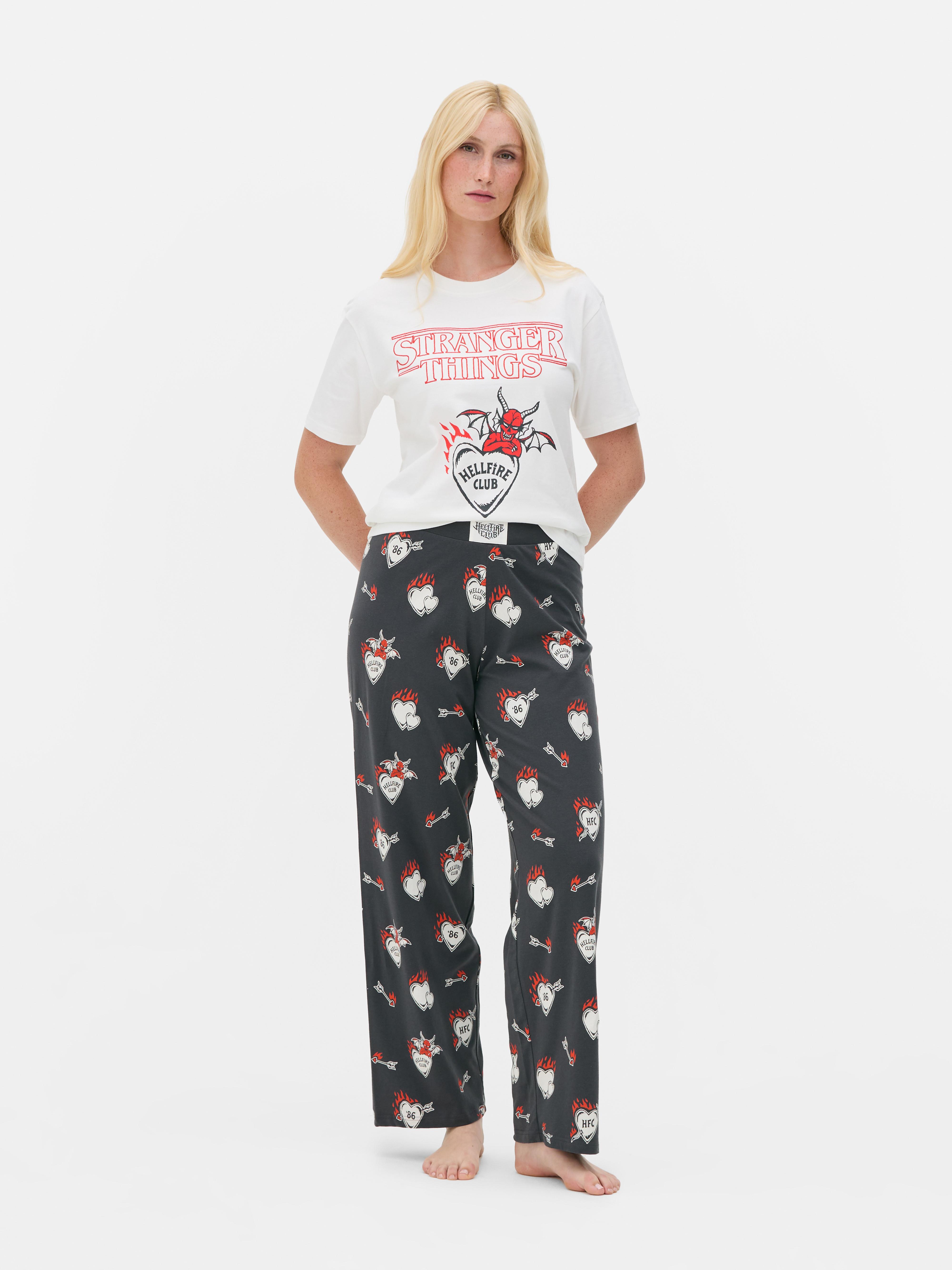 Stranger Things Graphic Pajama Set