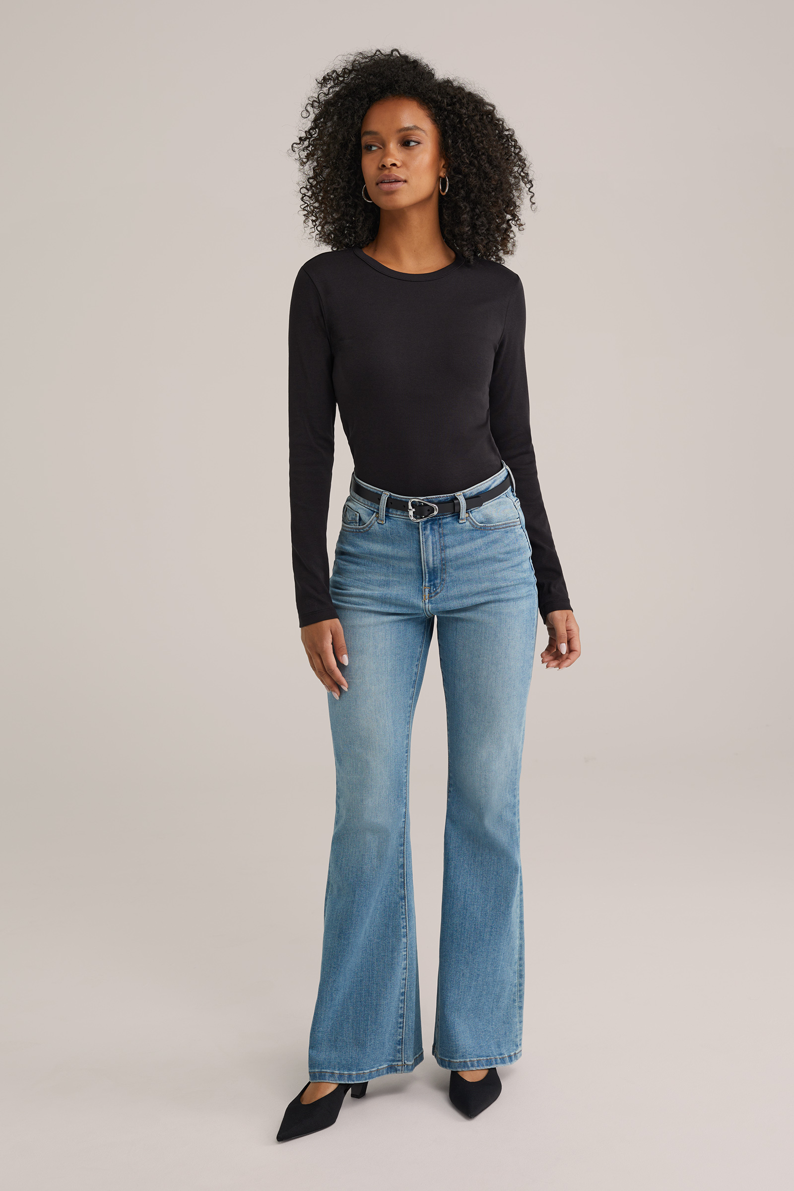 Dames T-shirt van katoenmix