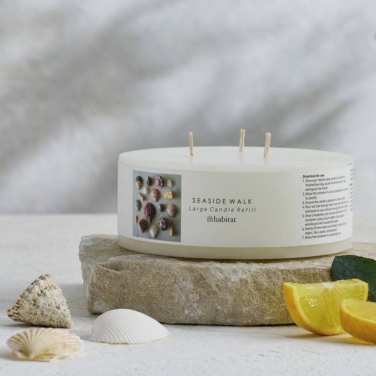 Habitat Wax Candle Refill - Seaside Walk