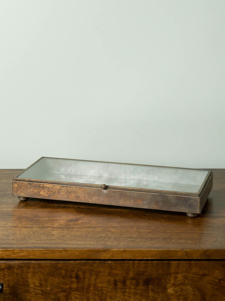 - Boîte plate feuilles de métal L3cm