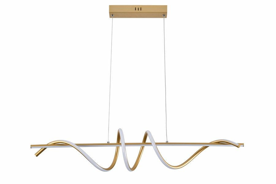 Lampa wisząca Serpent złota LED 1x34W Odcienie bieli 2720lm Reality