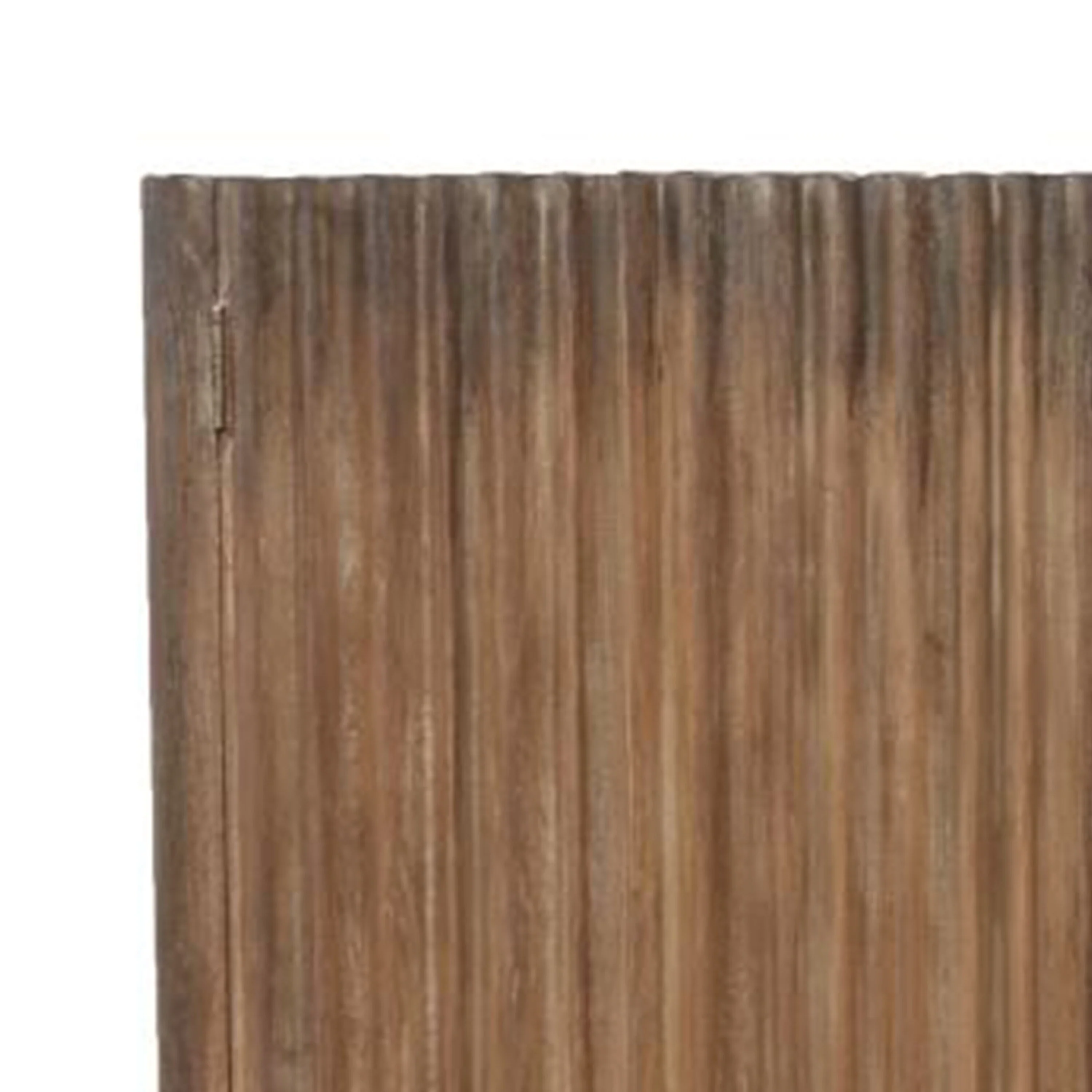 Rapy Wine Cabinet, 2 Door, Black Iron Base, 66 Inch Classic Brown