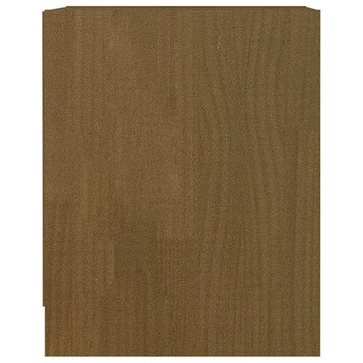 NNEVL Bedside Cabinets 2 pcs Honey Brown 35.5x33.5x41.5 cm Solid Pinewood