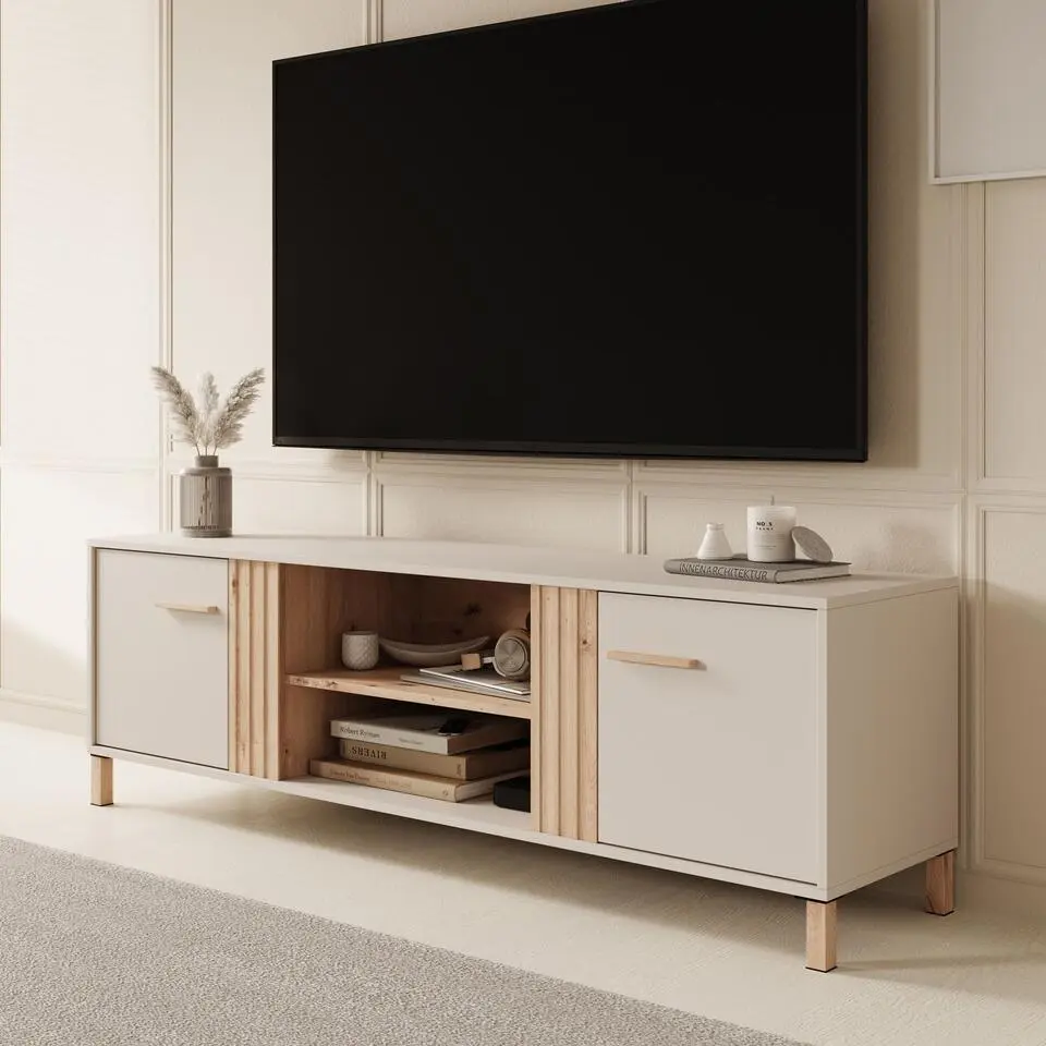 Meubella - TV-Meubel Bahia - Beige - 163 cm
