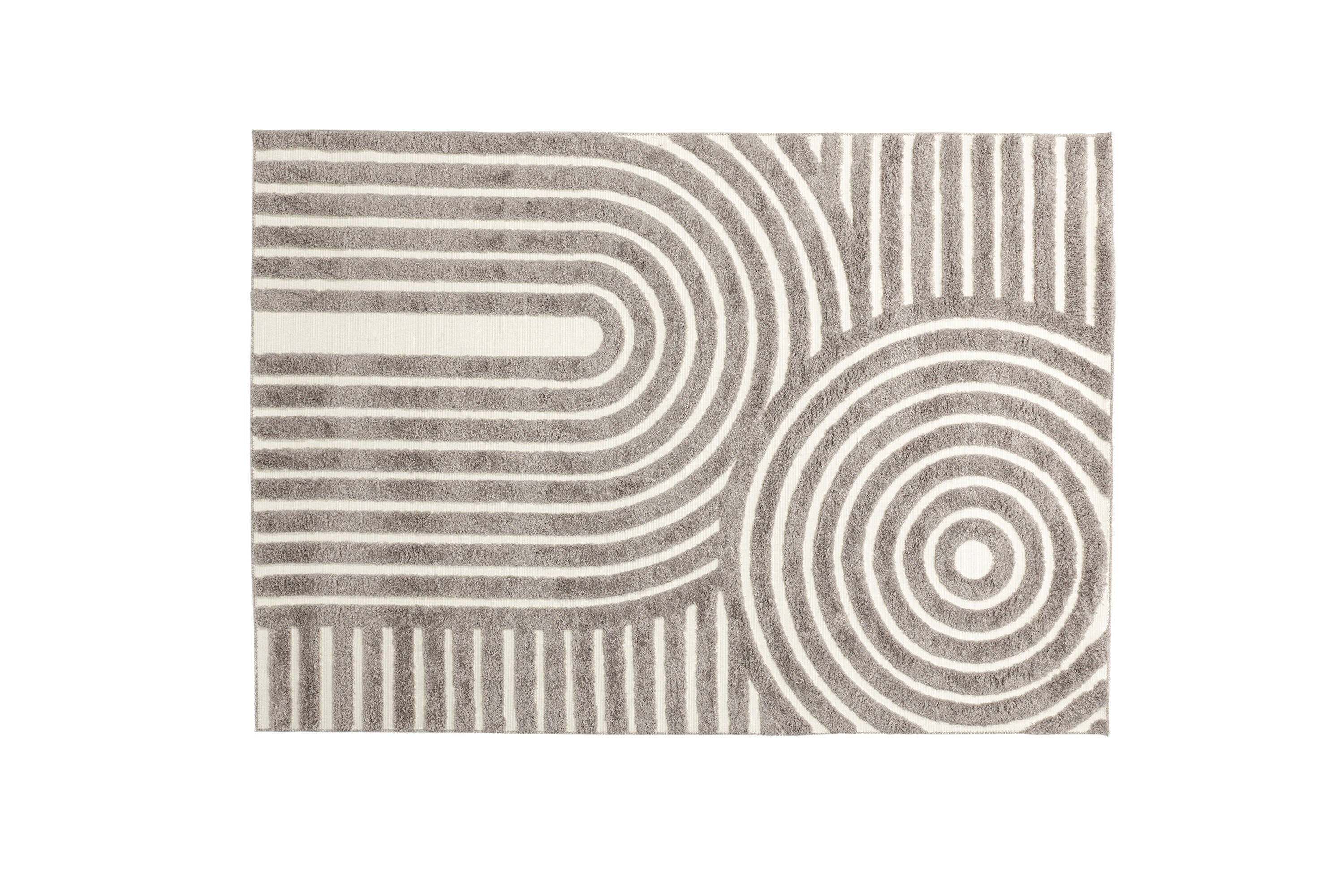 Rebellenclub Vloerkleed Riihimaki Grijs/ - wit - 290 x 200 cm