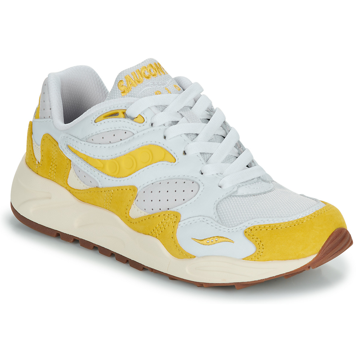 Saucony - Grid Shadow 2 - White / Yellow