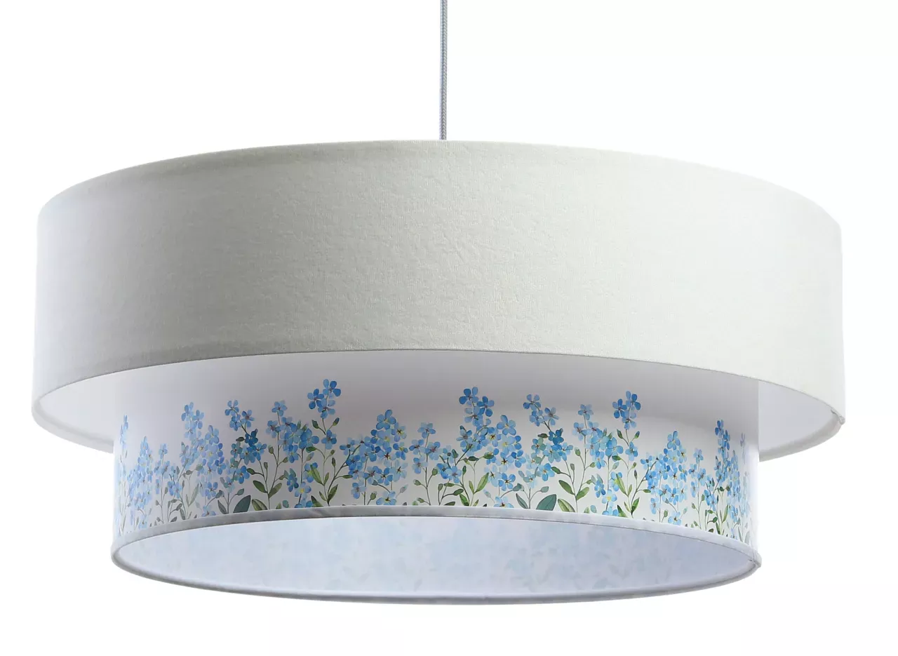 Lampa wisząca DOUBLE FLOWER 40 biała