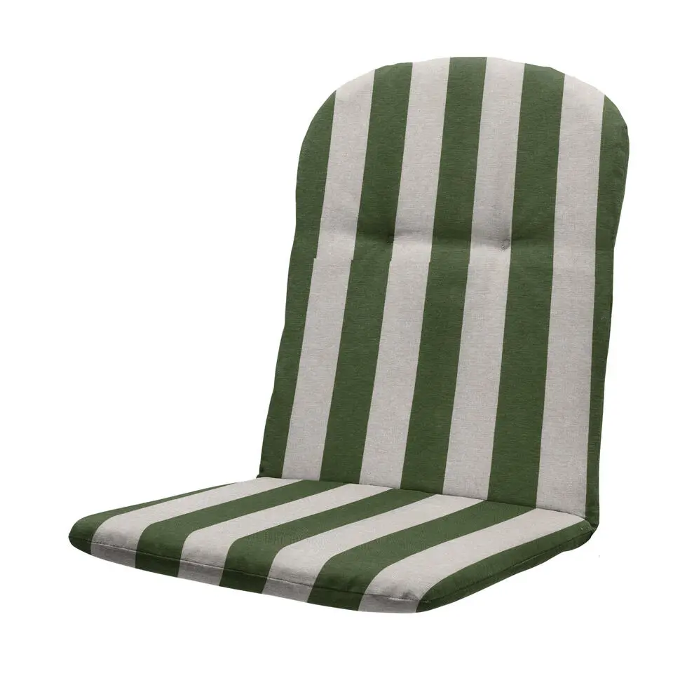 Madison - Kuipstoelkussen Hoge rug Amora - Groen - 45x45x3,5cm - Set van 4