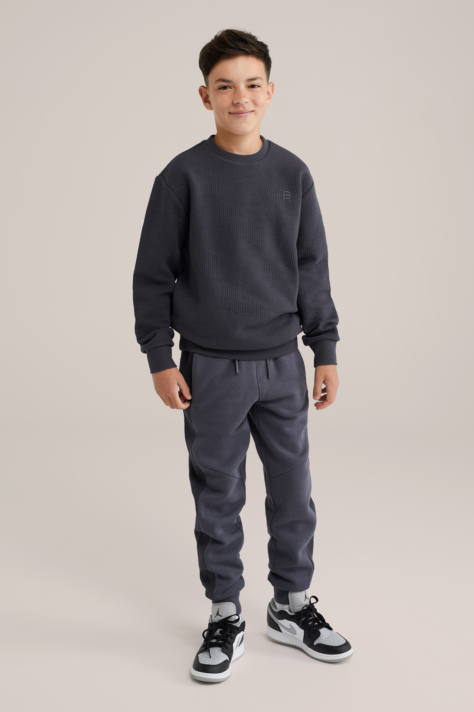 Jongens sweater met structuur