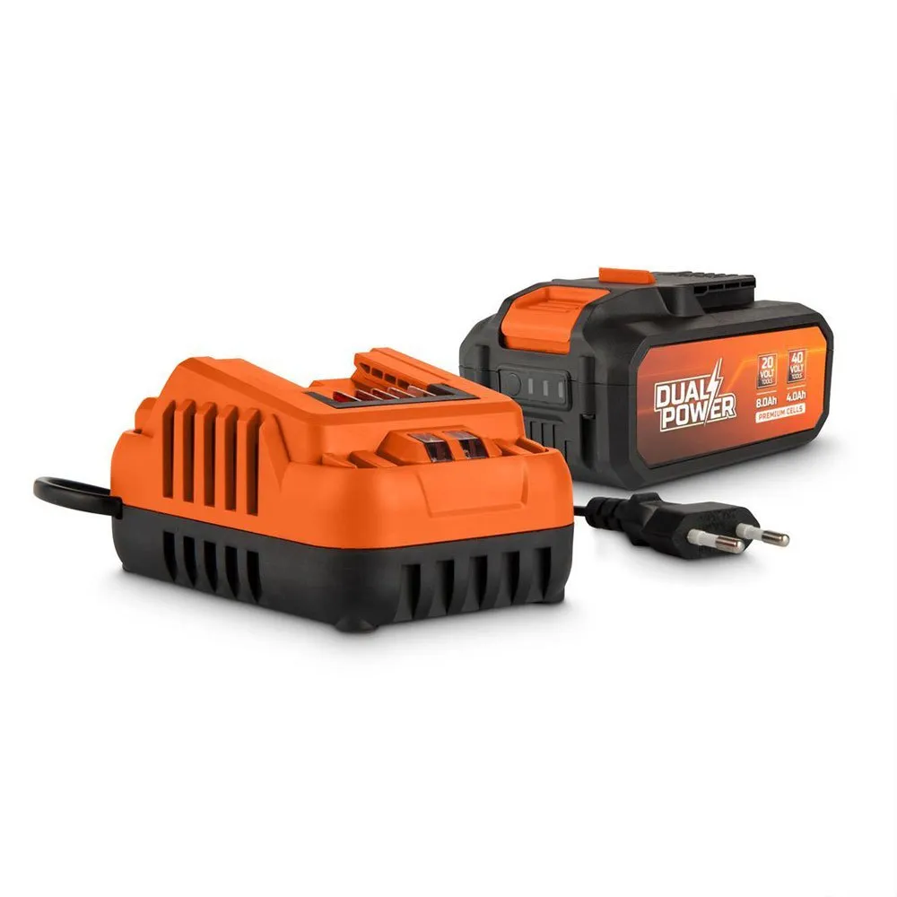 Powerplus 2x20V 5.0/2.5Ah Charger And Battery