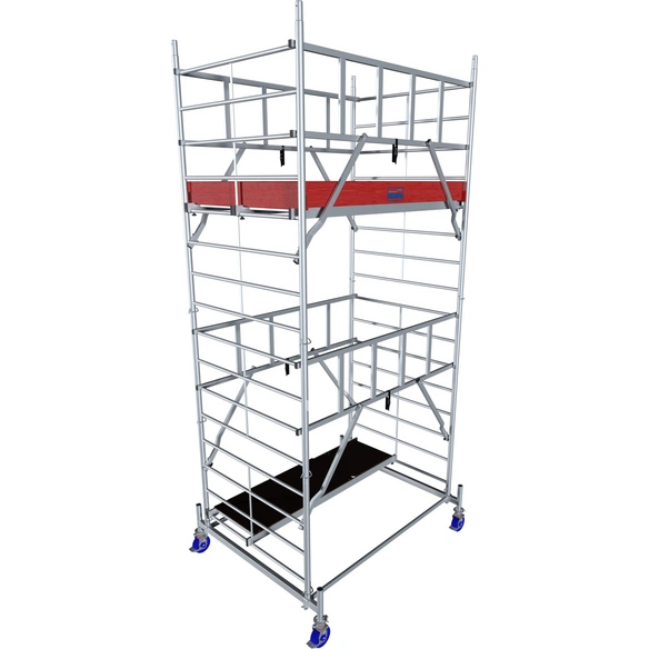 Fahrgerüst »ProTec«, Arbeitshöhe: 5,30 m, max. 200 kg/m², Aluminium