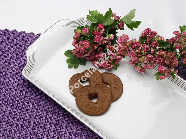 Garnitur do kawy na 12 osób (40el) Chodzież - Yvonne E520 LINEA PLATYNOWA