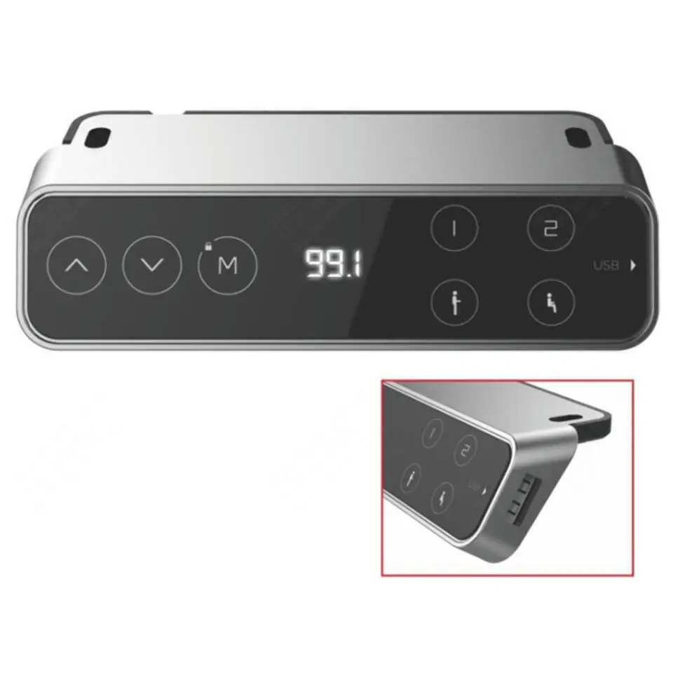 MRC PRO-L 2.0 elektrisch ARBO zit-sta bureau - 160x80 - zwart eiken