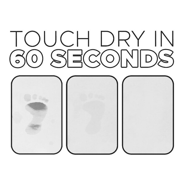 Clean Script White Stone Non Slip Bath Mat