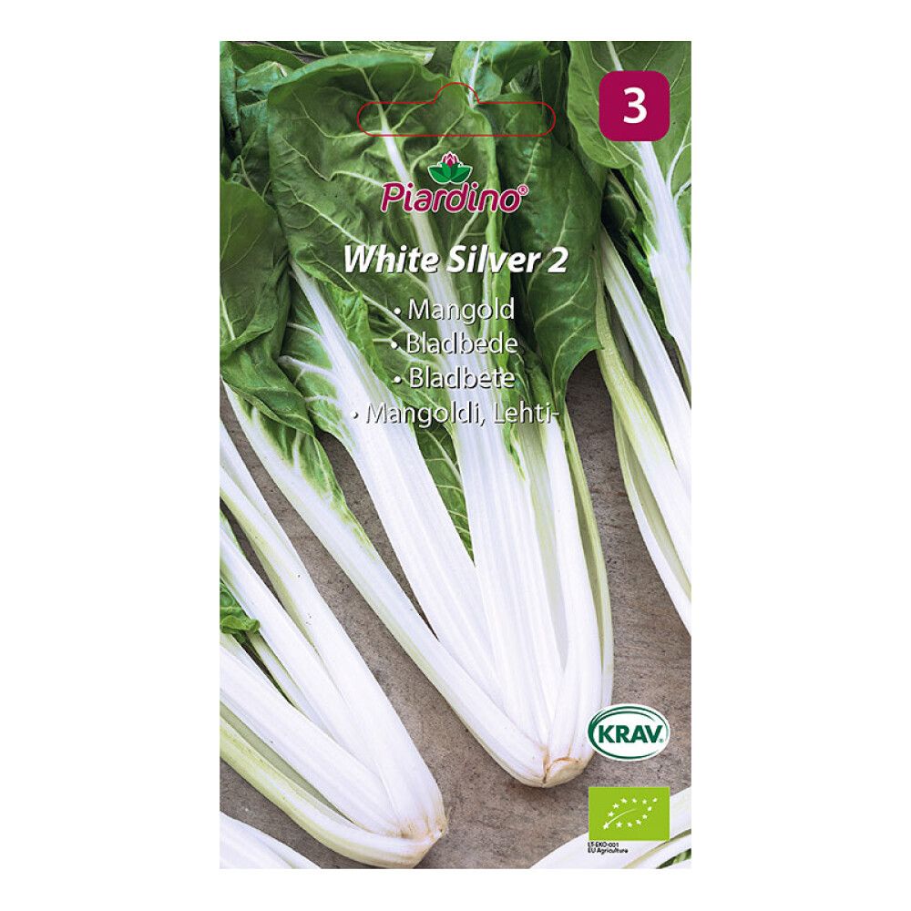 GRØNNSAKSFRØ PIARDINO BLADBETE MANGOLD WHITE SILVER