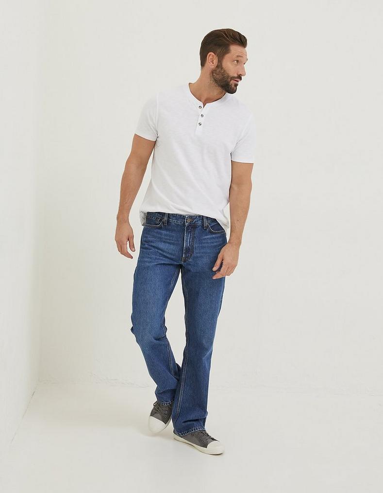 Bootcut Stone Wash Jeans