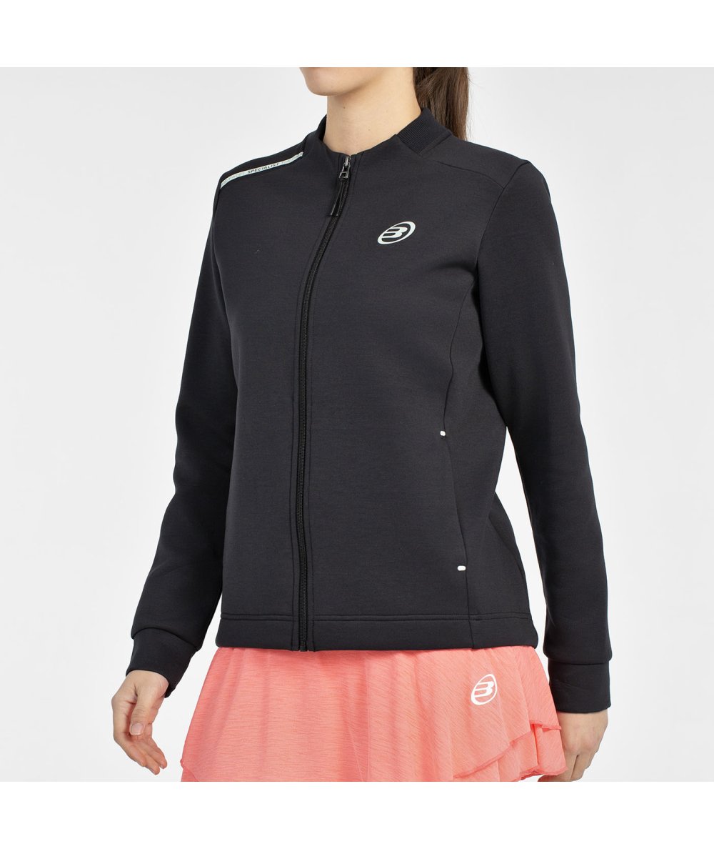 SUDADERA BULLPADEL ACORE NEGRO