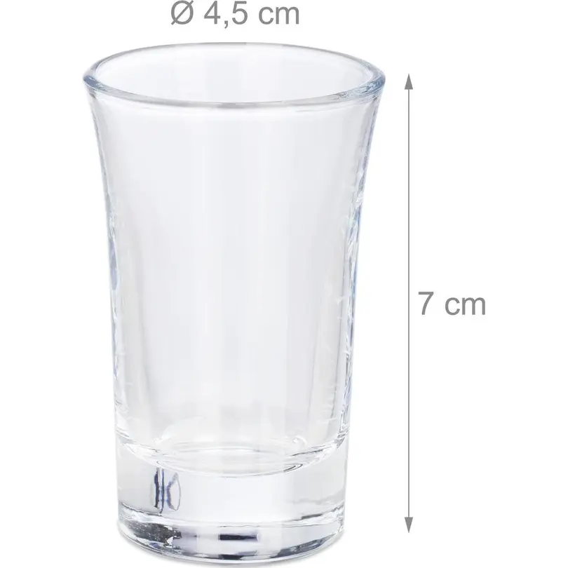 Schnapsglas 12er-Set relaxdays