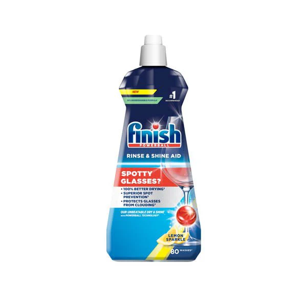 Finish Powerball Rinse & Shine Aid Lemon