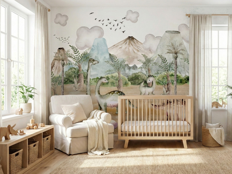 Fototapeta Świat dinozaurów 100x70cm