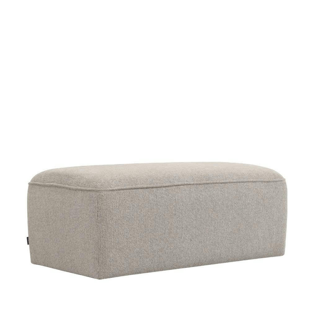 NOOR - Pouf pour canapé modulable en tissu naturel