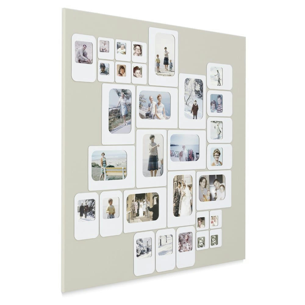 - Cadre photos design pêle mêle m30 acier gris ficelle